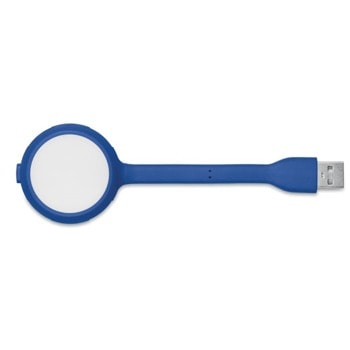 USB лампа More Than Gifts MO8670-05, USB, LED, 4x USB входа, възможност за надписване и брандиране чрез тампонен печат, синя image