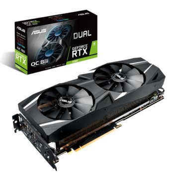 Видео карта Nvidia GeForce RTX 2080, 8GB, Asus Dual RTX OC, PCI-E 3.0, GDDR6, 256 bit, 3x Display Port, 1x HDMI, 1x USB Type C | JAR Computers Asus Nvidia GeForce RTX 2080 8GB