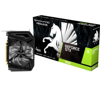 Видео карта Nvidia GeForce GTX 1650, 4GB, Gainward D6 Pegasus, PCI-E 3.0, GDDR6, 192Bit, DisplayPort, HDMI, DVI | JAR Computers Gainward GTX1650 D6 Pegasus 471056224-1853