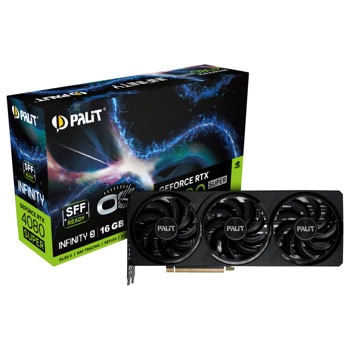 Видео карта Nvidia GF RTX 4080 Super, 16GB, Palit Infinity 3, OC, PCI-E 4.0, GDDR6X, 256-bit, DisplayPort, HDMI | JAR Computers Palit GF RTX 4080 SUPER Infinity 3 OC NED408SS19T2