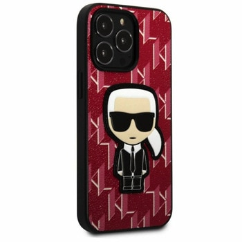 Monogram Ikonik за iPhone 13 Pro Max червен
