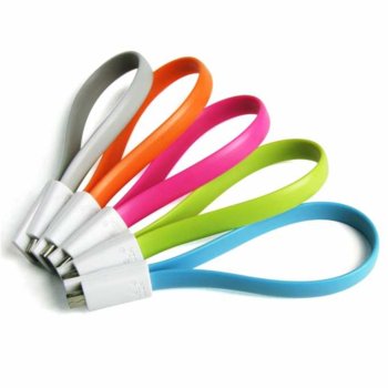 Лентов кабел Cantell USB Micro(м) към USB A(м) з