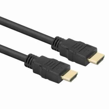 Кабел ACT AK3918, от HDMI(м) към HDMI(м), 15m, черен, 4K@30Hz | JAR Computers ACT AK3918