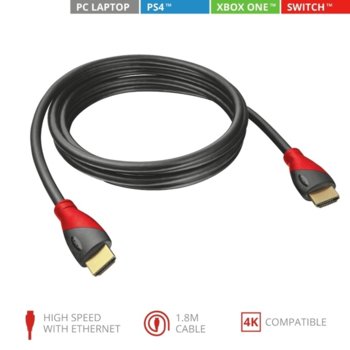 TRUST GXT 730 HDMI Cable 1.8m 21082