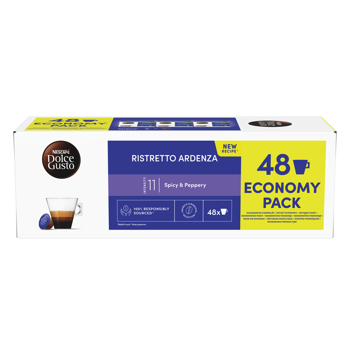 Кафе капсули NESCAFE DOLCE GUSTO Ristretto Ardenza Economy pack, 48 напитки | JAR Computers NESCAFE DOLCE GUSTO Ristretto Ardenza Eco pack 48
