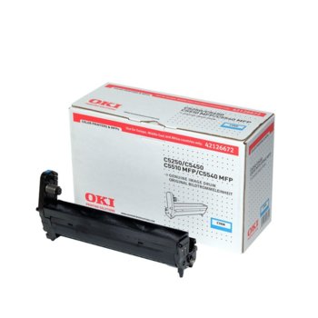 Drum Unit  ЗА OKI C 5250/5450/5510MFP/5540MFP - Cyan - P№ 42126672 - заб.: 17000k | JAR Computers КАСЕТА ЗА OKI C 5250/5450/5510MFP/5540MFP Cyan