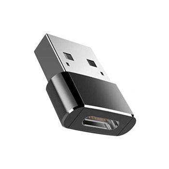 Преходник 080402003, от USB Type A (м) към USB Type C(ж), сив image
