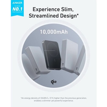 anker maggo qi2 wireless charging power bank черен