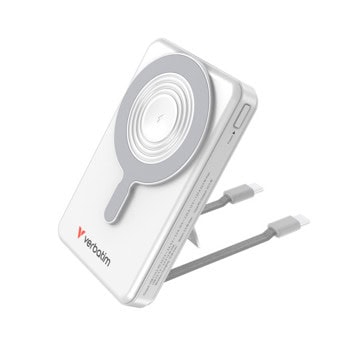 verbatim charge 'n' go two cable silver 32273