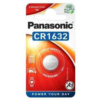 Батерия литиева Panasonic CR-1632EL/1B, CR1632, 3V, 1бр. | JAR Computers Батерия литиева Panasonic CR-1632EL/1B