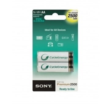 Акумулаторни батерии Sony NHAAB2G, AA 1.2V, 840mAh, 2бр. | JAR Computers Sony NHAAB2G Rechargeable 2*2500 AA multiuse