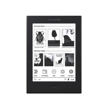 Електронна книга Energy Sistem eReader Max, 6"(15.24cm), E Ink Carta дисплей, 8GB Flash памет, Wi-Fi, черна | JAR Computers Електронна книга Energy eReader Max