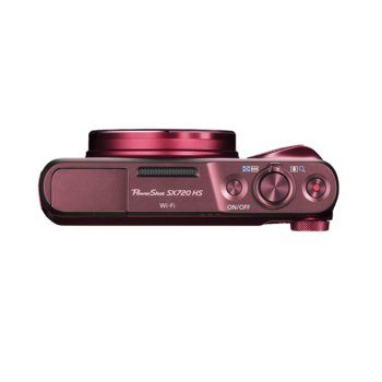 Canon PowerShot SX720 HS Red + Canon Soft DCC-1570