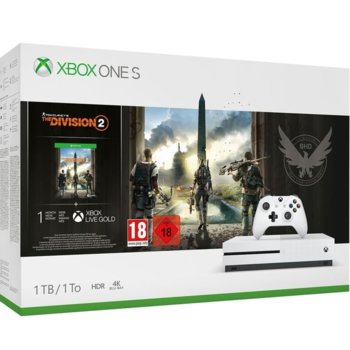 Xbox One S + Tom Clancys The Division 2 Bundle