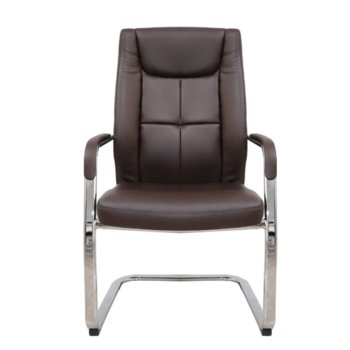 Посетителски стол RFG BOGART M, екокожа, кафяв, 2 броя в комплкет | JAR Computers Посетителски стол RFG BOGART M