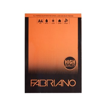Fabriano Copy Tinta, A4, 80 g/m2, оранжева, 50 лис