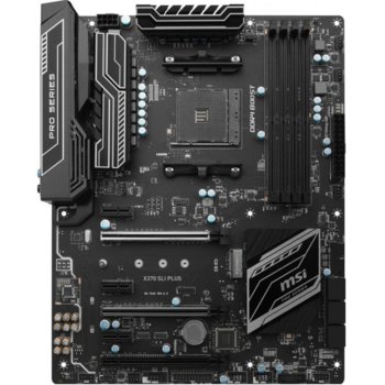 Дънна платка MSI X370 SLI PLUS, X370, AM4, DDR4, PCI-E (HDMI&DVI)(CF&SLi), 6x SATA 6.0 Gb/s, 1x M.2 Socket, 1x USB 3.1 Type-C, ATX | JAR Computers MSI X370 SLI PLUS