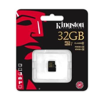 32GB Kingston CL10 UHS-I SDCA10/32GBSP