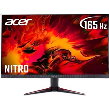 Монитор Acer Nitro VG240YSbmiipx (UM.QV0EE.S01), 23.8" (60.45 cm) IPS панел, 165 Hz (OC), Full HD, 2ms, 100 000 000:1, 250cd/m2, DisplayPort, HDMI | JAR Computers Acer Nitro VG240YSbmiipx UM.QV0EE.S01