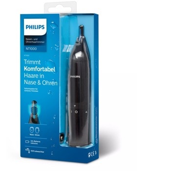 Тример Philips Nose trimmer Series 5000, подстригване без усилия от всеки ъгъл, ефективно подстригване без порязвания, Водоустойчив, черен image