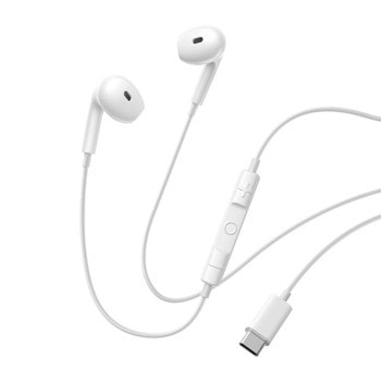 Слушалки Baseus Encok CZ19, микрофон, USB-C, бели | JAR Computers Baseus Encok CZ19