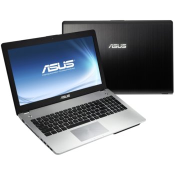 Лаптоп 15.6" (39.62 cm) Asus N56VZ-S4347DM, четириядрен Intel™ Core i7 3630QM 2.4/3.4GHz, FULL HD LED Display & GeForce GT 650M 4GB DDR3 (HDMI), 12GB, 1TB, 4xUSB3.0, Free DOS, 2.7kg, 2г. | JAR Computers 15.6" (39.62 cm) Asus N56VZ-S4347DM