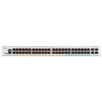 Суич Cisco C1300-48T-4X, 1000Mbps, 52 порта, 48x 10/100/1000Mbps RJ45, 4x 10/100/1000Mbps SFP+ | JAR Computers Cisco C1300-48T-4X