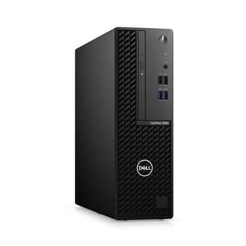 Настолен компютър Dell OptiPlex 3080 SFF (DTO3080SFFI5105008G1T_WIN-14), шестядрен Comet Lake Intel Core i5-10500 3.1/4.5 GHz, 8GB DDR4, 1TB HDD, 4x USB 3.2 Gen 1, клавиатура и мишка, Windows 10 Pro | JAR Computers Dell OptiPlex 3080 SFF DTO3080SFFI5105008G1T_WIN-