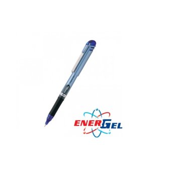 Ролер Pentel Energel BLN15, син цвят на писане, дебелина на линията 0.7 mm, гел, син, цената е за 1бр. (продава се в опаковка от 12бр.) | JAR Computers Pentel Energel BLN15