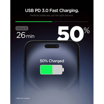 spigen essential pd 20w бял