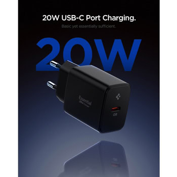 spigen essential pd 20w черен | JAR Computers spigen essential pd 20w черен