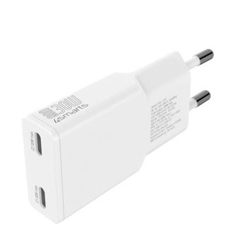 4smarts gan pdplug slim duos 2c 30w бял
