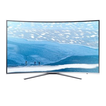 Телевизор Samsung UE49KU6502UXXH с подарък клавиатура Logitech Touch K400 Plus, извит 49" (124.46 cm) 4K UHD LED дисплей, Smart TV, DVB-T2/C/S2, Wi-Fi, LAN, 3x HDMI, 2x USB, HDR технология, 1600 PQI | JAR Computers Samsung UE49KU6502UXXH + Logitech 920-007145