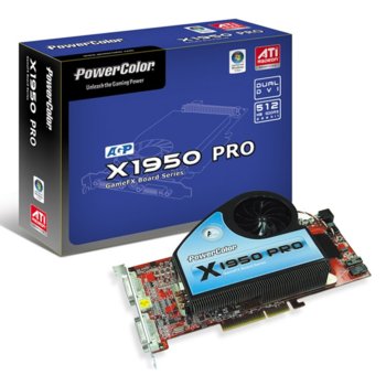 RADEON x1950Pro 512MB PowerColor AGP8x, TV Out