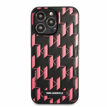 Monogram Plaque за iPhone 13 Pro черен