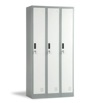 Гардероб Carmen CR-1242 J LUX, 3 бр. шкафове, метален, сив | JAR Computers Carmen CR-1242 J LUX 3580012_1