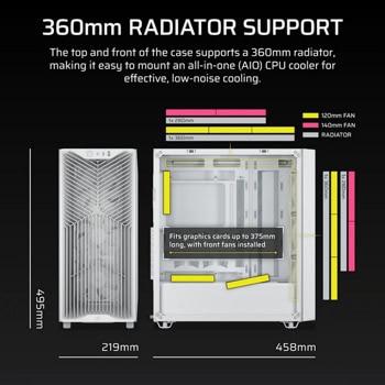 Corsair 3200D RS White CC-9011335-WW | JAR Computers Corsair 3200D RS White CC-9011335-WW
