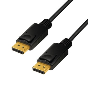 Кабел LogiLink CV0121, от DisplayPort(м) към DisplayPort(м), 3m, 4K@120Hz, черен | JAR Computers LogiLink CV0121