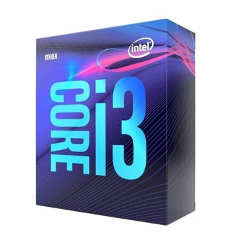 Процесор Intel Core i3-9100 четириядрен (3.6GHz/4.2GHz, 6MB, 1100MHz графична честота, FCLGA1151) BOX, с охлаждане | JAR Computers Intel Core i3-9100 Box