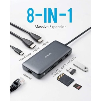 Anker PowerExpand Direct 8-in-1 USB-C PD Media Hub