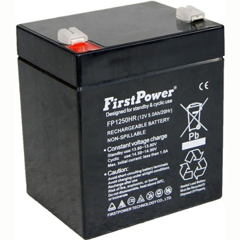 FirstPower FP5-12 - 12V 5Ah F2 FP1250HR