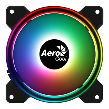Вентилатор 120mm AeroCool Saturn 12F ARGB, 6-pin PWM, 1000 rpm, RGB подсветка | JAR Computers AeroCool Saturn 12F ARGB ACF3-ST10237.01