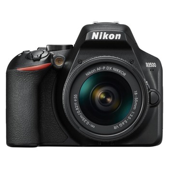 Фотоапарат Nikon D3500 в комплект с обектив Nikon AF-P 18-55mm VR + обектив Nikon AF-P DX Nikkor 70-300mm f/4.5-6.3G ED VR, 3.0" (7.5 cm) дисплей, Слот за SD карта, HDMI, USB image