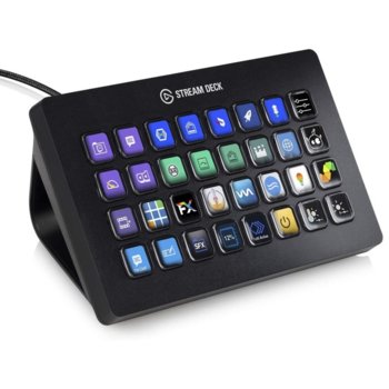 Стрийминг контролер Elgato Stream Deck, 32 цветни LCD бутона, USB | JAR Computers Elgato Stream Deck XL