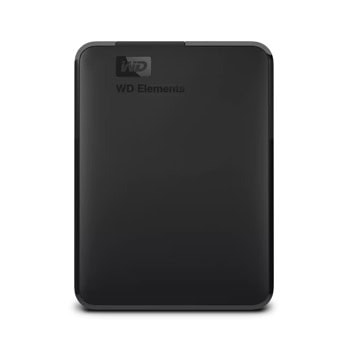 Твърд диск 6TB, Western Digital Elements (WDBHJS0060BBK-WESN), черен, външен, 2.5"(6.35cm), USB 3.2 Gen 1 | JAR Computers Твърд диск 6TB WD Elements WDBHJS0060BBK