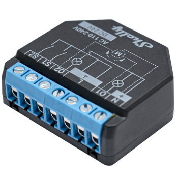 Измервателно реле Shelly Plus 2PM, Wi-Fi (до 30м разстояние), Bluetooth (до 10м разстояние) | JAR Computers Shelly Plus 2PM Plus 2PM