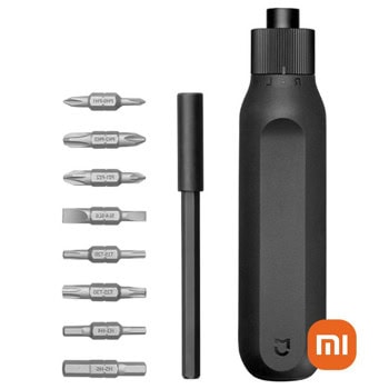 Отвертка Xiaomi Mi 16in1 Ratchet (BHR4779GL), многоточкова, 8 накрайника, изолирана, черна | JAR Computers Xiaomi Mi 16in1 Ratchet BHR4779GL