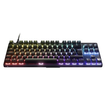 Клавиатура SteelSeries Apex 9 TKL UK, геймърска, механична, RGB подсветка, черна, USB | JAR Computers SteelSeries Apex 9 TKL UK 64848