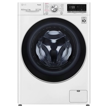 Пералня със сушилня LG F2DV5S7S1E, клас E, капацитет пералня 7 кг./5 кг. сушилня, 1200 оборота в минута, 14 програми на пране, свободностояща, 60 см ширина, TurboWash, Wash+Dry, LG ThinQ, бяла image