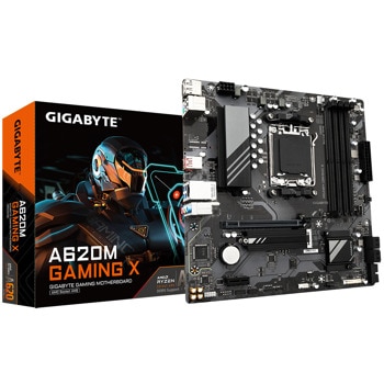 Дънна платка Gigabyte A620M Gaming X, A620, AM5, DDR5, PCI-E 4.0 (HDMI/DP), 1x M.2, 4x SATA 6Gb/s, 1x USB 3.2 Gen 2 Type-A, 1x USB 3.2 Gen 1 Type-C, Micro ATX | JAR Computers Дънна платка Gigabyte A620M Gaming X